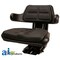 A & I Products Wrap Around Back w/ Arms, Plastic, BLK, 300 lb / 136 kg Weight Limit 10" x22.1" x18" A-W223BL - alternate 1